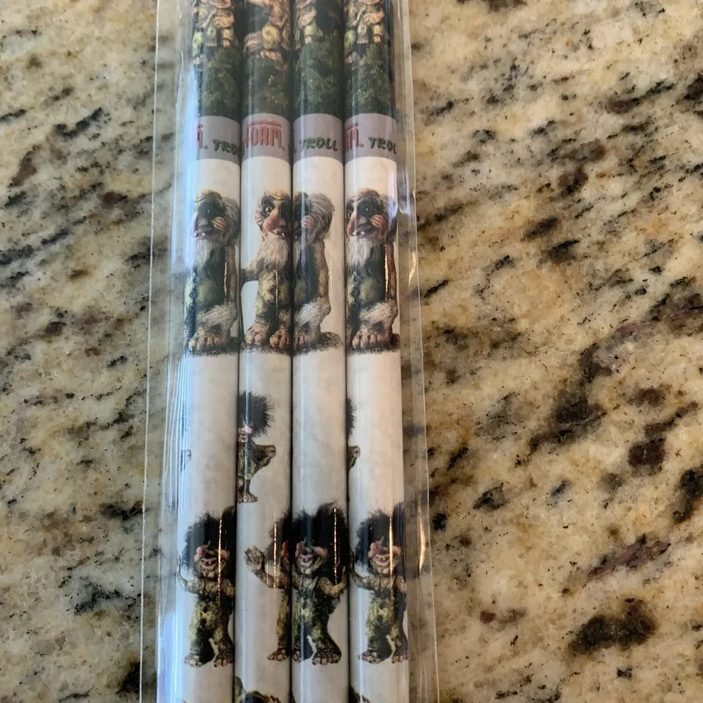 Ny‎ Form Norway Troll Pencils Package Of 4 New